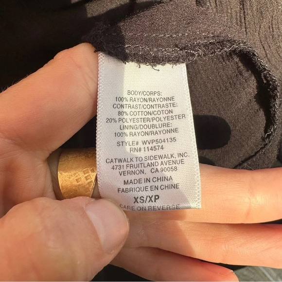 Anthropologie Pleione Boho Tribal Cardigan Jacket Tie Bell Sleeve XS - Picture 7 of 10